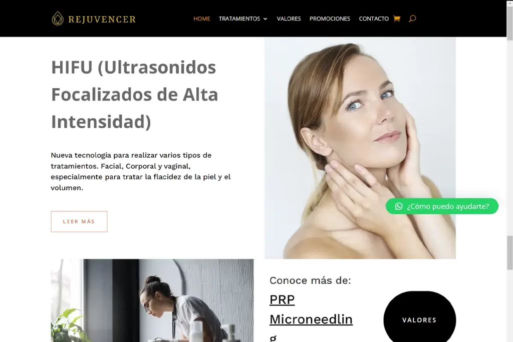 sitio web rejuvenecer