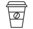 icono vaso cafe